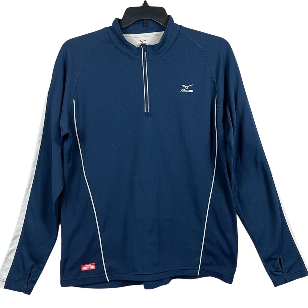 Mizuno Athletic Golf Pullover Long Sleeve 1/4 Zip Womens Size Extra large Blue